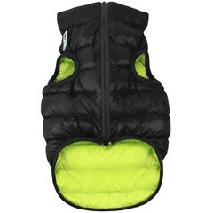 Dvipusė striukė Collar Airyvest, S, 35 cm, žalia/juoda kaina ir informacija | Drabužiai šunims | pigu.lt