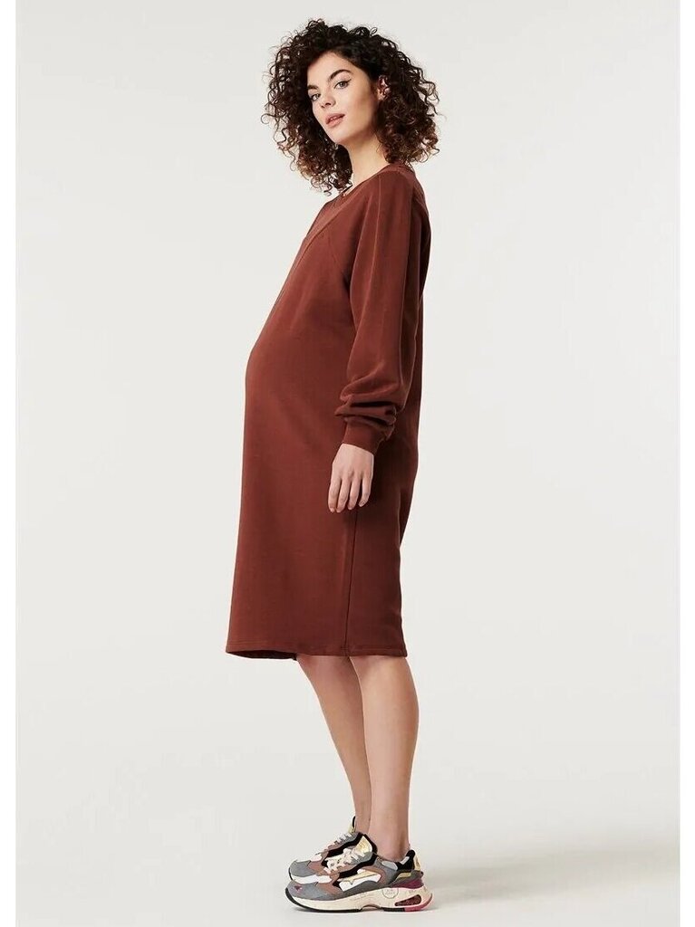 Suknelė nėščioms Supermom Abingdon 2270414-N007, ruda цена и информация | Suknelės | pigu.lt