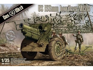 Das Werk - US 155mm howitzer M1918, 1/35, 35023 kaina ir informacija | Konstruktoriai ir kaladėlės | pigu.lt