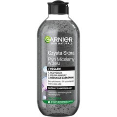 Micelinis gelis su anglimi Garnier Skin Naturals, 400ml kaina ir informacija | Veido prausikliai, valikliai | pigu.lt
