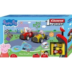 Гоночная трасса Peppa Pig Kids GranPrix Peppa &amp; George Трасса (2,4 m) цена и информация | Игрушки для мальчиков | pigu.lt