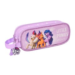 Двойной пенал My Little Pony, лиловый (21 x 8 x 6 см) цена и информация | Kanceliarinės prekės | pigu.lt