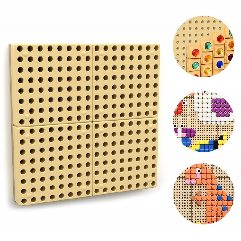 Edukacinė lenta 40x40 cm STEM Masterkidz kaina ir informacija | Lavinamieji žaislai | pigu.lt