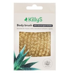 Щетка для тела с щетиной из агавы Killys Body Brush цена и информация | Масла, гели для душа | pigu.lt