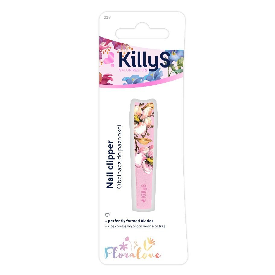 Nagų žnyplutės KillyS Floralove Nail Clipper kaina ir informacija | Nagų lakai, stiprintojai | pigu.lt