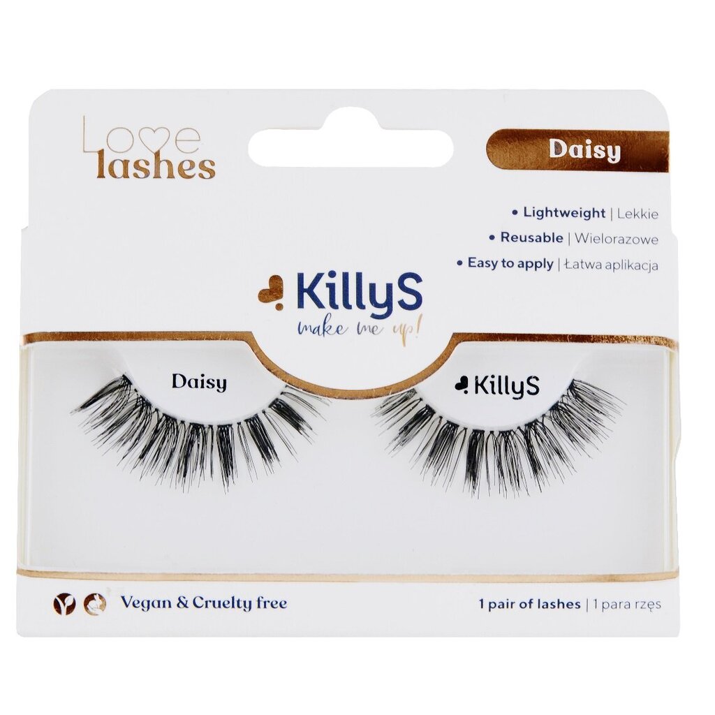 Priklijuojamos blakstienos Killys Make Me Up! Love lashes Daisy kaina ir informacija | Priklijuojamos blakstienos, blakstienų rietikliai | pigu.lt