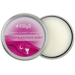 Šepetėlių ir kempinėlių muilas KillyS Soap for brushes and sponges, 30 g kaina ir informacija | Muilai | pigu.lt