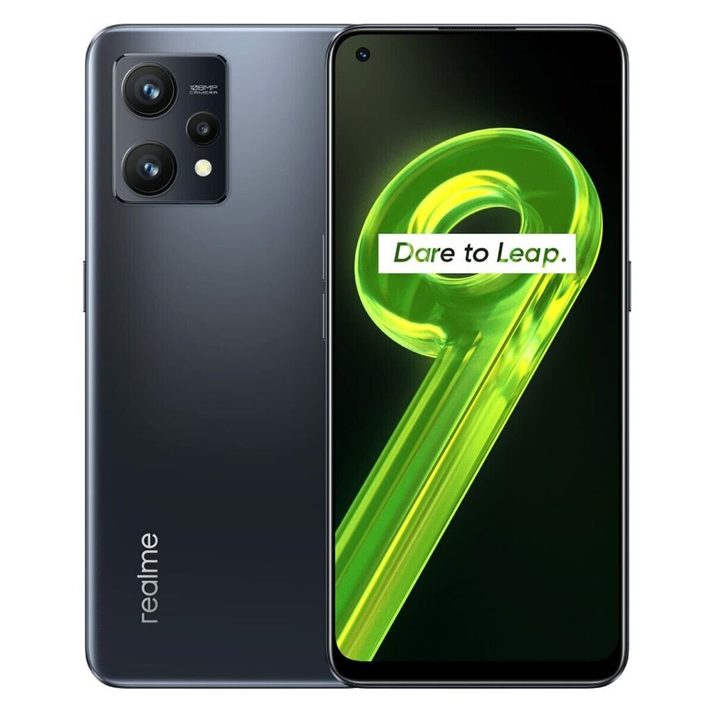 Realme 9 8GB 128GB 6.43" Black kaina ir informacija | Mobilieji telefonai | pigu.lt