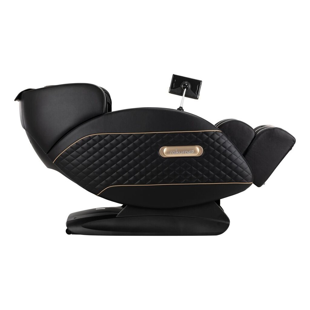 Fotelis su masažo funkcija Sakura Standart 801, juodas kaina ir informacija | Baldai grožio salonams | pigu.lt