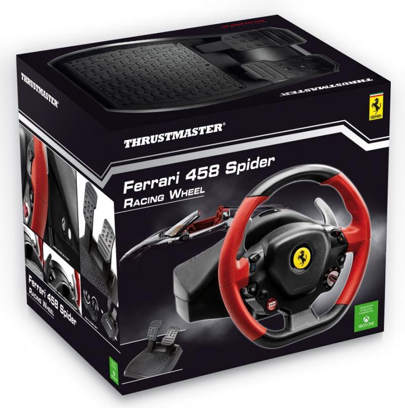 Žaidimų vairas Thrustmaster Ferrari 458 kaina | pigu.lt