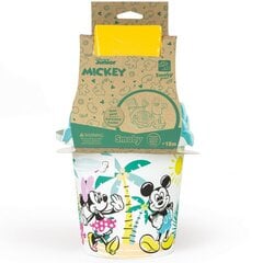 Ведро Smoby Mickey Minnie Mouse с аксессуарами для песка и лейкой из биопластика цена и информация | Игрушки для песка, воды, пляжа | pigu.lt