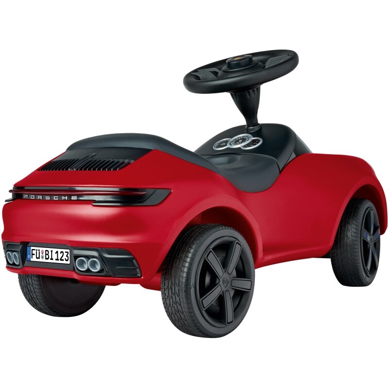 Paspiriamas automobilis Porsche 911, raudonas цена и информация | Žaislai kūdikiams | pigu.lt