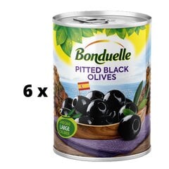 Juodosios alyvuogės Bonduelle, 300g x 6 vnt. kaina ir informacija | Konservuotas maistas | pigu.lt