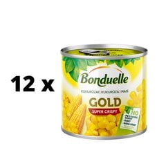 Kukurūzai Bonduelle, 340 g / 285 g x 12 vnt. pakuotė kaina ir informacija | Konservuotas maistas | pigu.lt