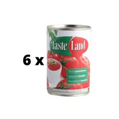 Томатное пюре TASTE LAND, 400 г x 6 шт. упаковка цена и информация | Консервы | pigu.lt