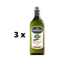 Оливковое масло OLITALIA, Extra virgin, 1 л x 3 шт. упаковка цена и информация | Масло, уксус | pigu.lt