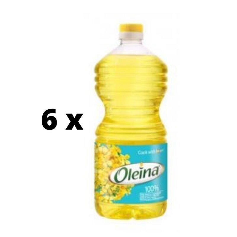 Rapsų aliejus Oleina, 2 l x 6 vnt. kaina ir informacija | Aliejus, actas | pigu.lt