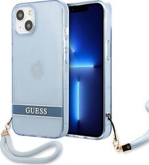 Guess GUHCP13SHTSGSB iPhone 13 mini blue kaina ir informacija | Telefono dėklai | pigu.lt