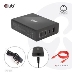 CLUB3D CAC-1906 132 W kaina ir informacija | Adapteriai, USB šakotuvai | pigu.lt