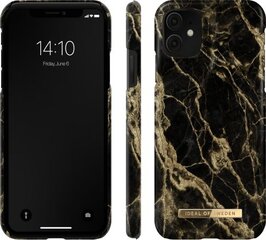 iDeal of Sweden Apple iPhone 11, Golden Smoke Marble цена и информация | Чехлы для телефонов | pigu.lt