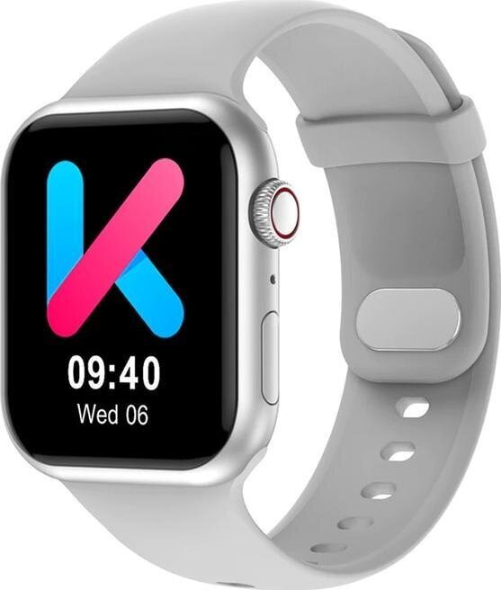 Kumi KU3 Meta Silver kaina ir informacija | Išmanieji laikrodžiai (smartwatch) | pigu.lt