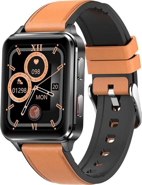 Kumi KU5 Pro Brown цена и информация | Išmanieji laikrodžiai (smartwatch) | pigu.lt
