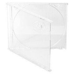 Cover IT Box Jewel + Tray / Plastic Cover for 2 CD / 10mm / Black / 10pack цена и информация | Виниловые пластинки, CD, DVD | pigu.lt