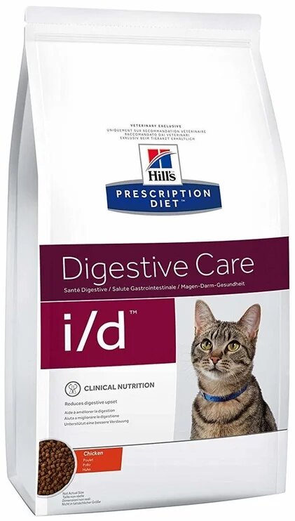 Hill's Prescription Diet i/d Feline sausas kačių ėdalas su vištiena, 3 kg kaina ir informacija | Sausas maistas katėms | pigu.lt