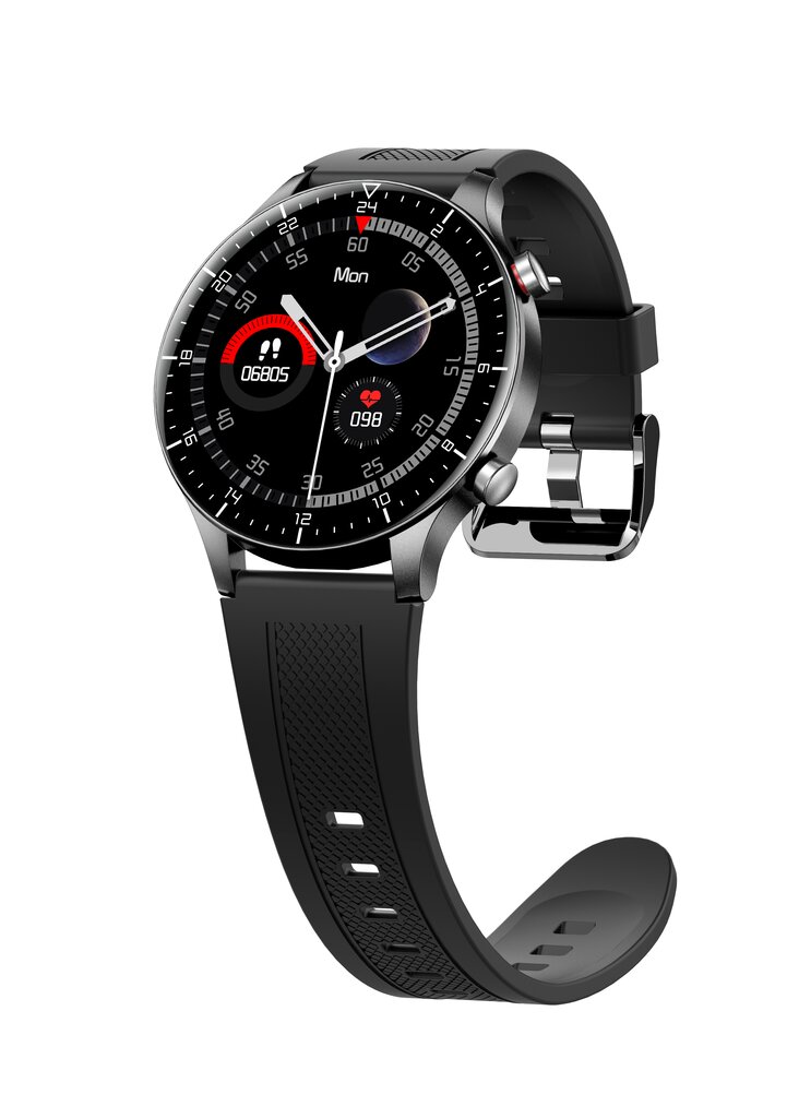 SG-Gadgets NY19 Black kaina ir informacija | Išmanieji laikrodžiai (smartwatch) | pigu.lt