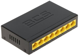 Basic switch bcs-b-s08g 8 prievadų bcs basic kaina ir informacija | Komutatoriai (Switch) | pigu.lt