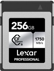 Lexar memory card CFexpress 256GB Professional Type B Silver цена и информация | Карты памяти для телефонов | pigu.lt