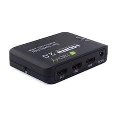 Jungiklis HDMI Techly 3-HDMI 2.0 HDR 3x1 4K*60Hz kaina ir informacija | Adapteriai, USB šakotuvai | pigu.lt