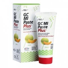 Зубной крем с фтором GC Mi Paste Plus Recaldent, дыня, 35 мл цена и информация | Зубные щетки, пасты | pigu.lt
