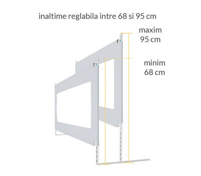 Primabobo lovos užtvaras su meškiuko kišene, 140 cm kaina ir informacija | Saugos varteliai, apsaugos | pigu.lt