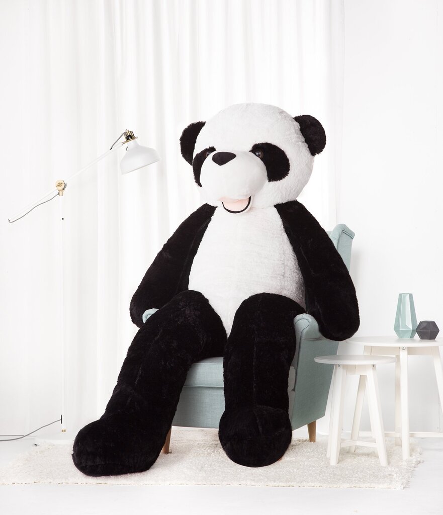 Didelė Pliušinė Panda Pado 200 Cm, Balta, Minkštas Žaislas цена и информация | Minkšti (pliušiniai) žaislai | pigu.lt