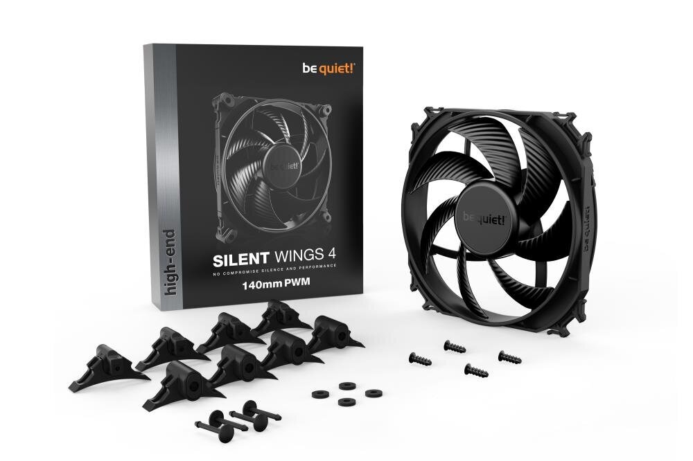 Be quiet! SIilent Wings 4 140mm цена и информация | Kompiuterių ventiliatoriai | pigu.lt