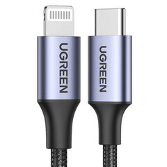 Cable Lightning to USB-C UGREEN PD 3A US304, 2m цена и информация | Кабели для телефонов | pigu.lt