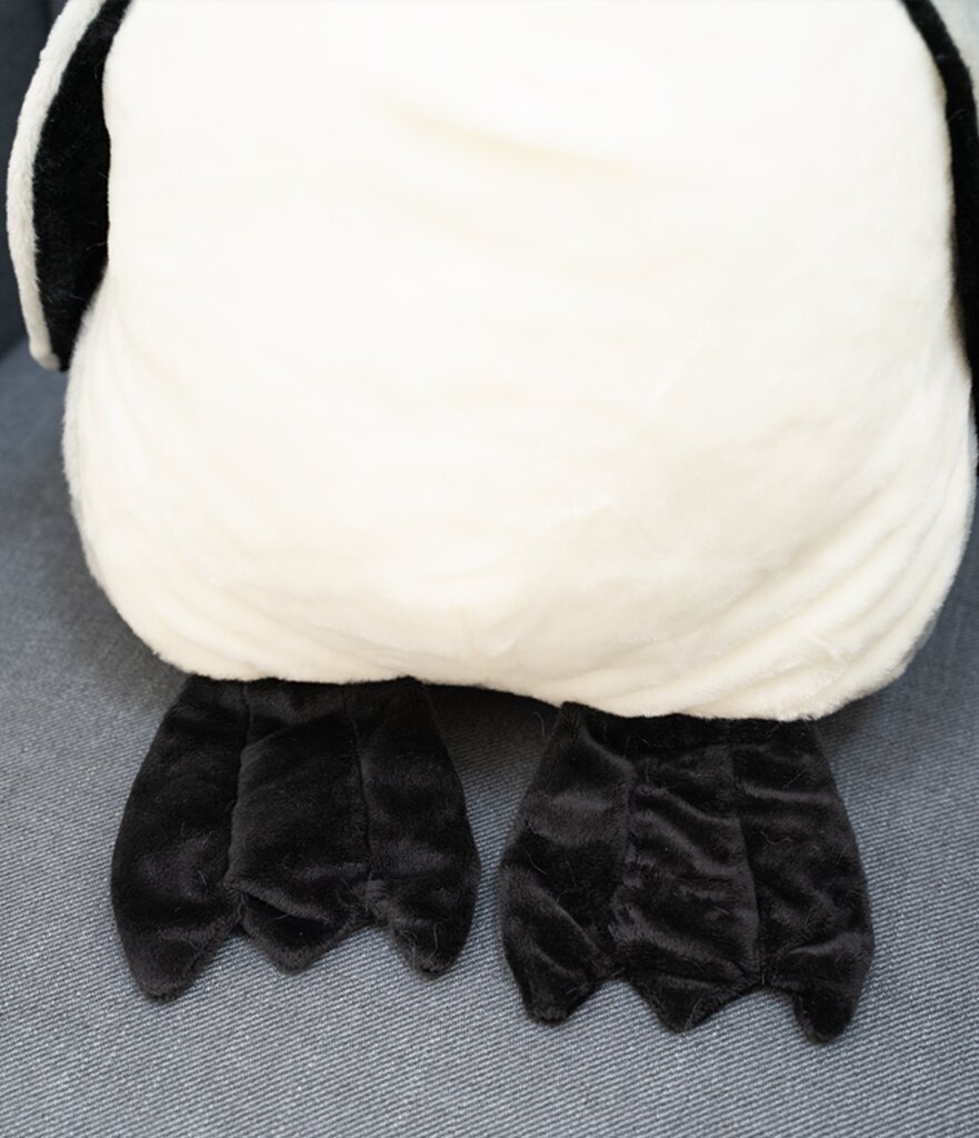 Didelis Pliušinis Pingvinas Pipi 120 Cm, Baltas, Minkštas Žaislas kaina ir informacija | Minkšti (pliušiniai) žaislai | pigu.lt