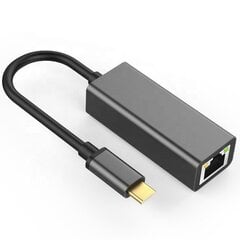 Co2 USB-C Ethernet RJ45 Gigabit 1000 mbps kaina ir informacija | Adapteriai, USB šakotuvai | pigu.lt