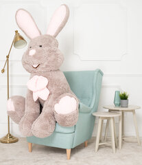 Большой Плюшевый Кролик Vuni 160 См, Серый, Мягкая Игрушка цена и информация | Мягкие игрушки | pigu.lt