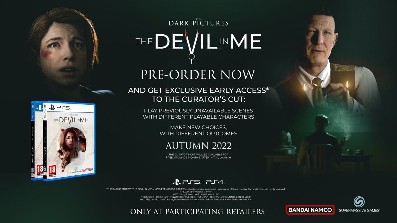 Компьютерная игра Компьютерная игра The Dark Pictures Anthology: The Devil  in Me Playstation 5, PS5 цена | pigu.lt