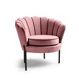 Fotelis Halmar Angelo, rožinis