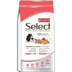Select Mini Adult mažų veislių šunims su lašiša ir ryžiais, 800g kaina ir informacija | Sausas maistas šunims | pigu.lt