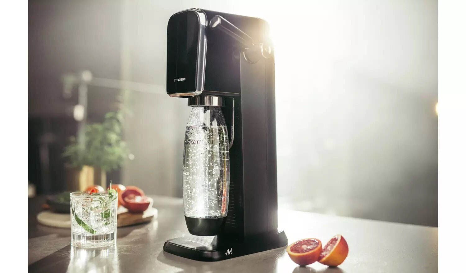 SodaStream Art Black kaina ir informacija | Gazuoto vandens aparatai ir priedai | pigu.lt