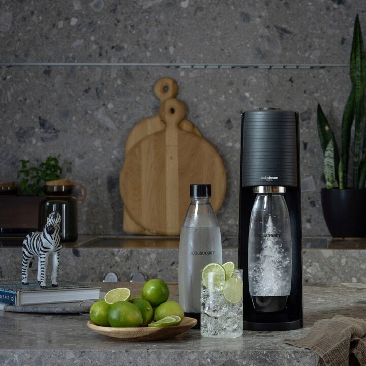 SodaStream Terra Black Megapack kaina ir informacija | Gazuoto vandens aparatai ir priedai | pigu.lt