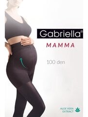 Pėdkelnės nėščiosioms Gabriella Mama , juodos цена и информация | Колготки | pigu.lt