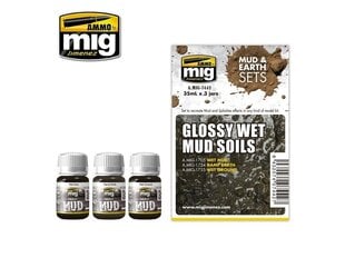 Sendinimo rinkinys Ammo Mig Glossy wet mud soils, 7442 kaina ir informacija | Piešimo, tapybos, lipdymo reikmenys | pigu.lt