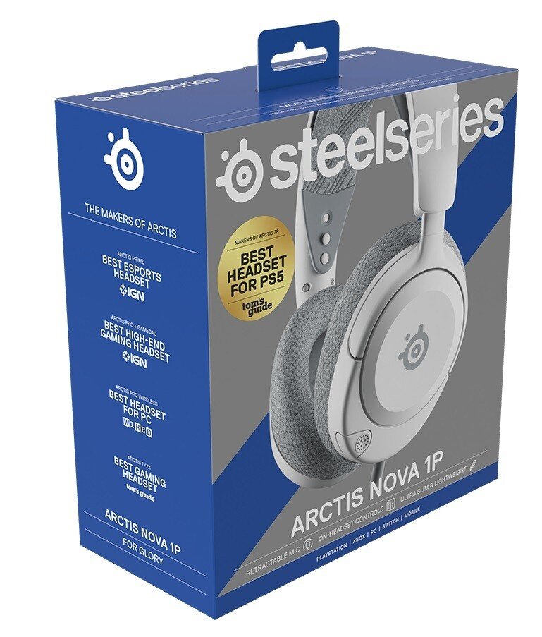 SteelSeries Arctis Nova 1P kaina ir informacija | Ausinės | pigu.lt