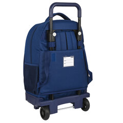Школьный рюкзак с колесиками Safta University, красный / тёмно-синий (33 x 45 x 22 см) цена и информация | Школьные рюкзаки, спортивные сумки | pigu.lt