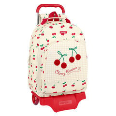 Школьный рюкзак с колесиками Safta Cherry, бежевый (32 x 42 x 15 см) цена и информация | Школьные рюкзаки, спортивные сумки | pigu.lt